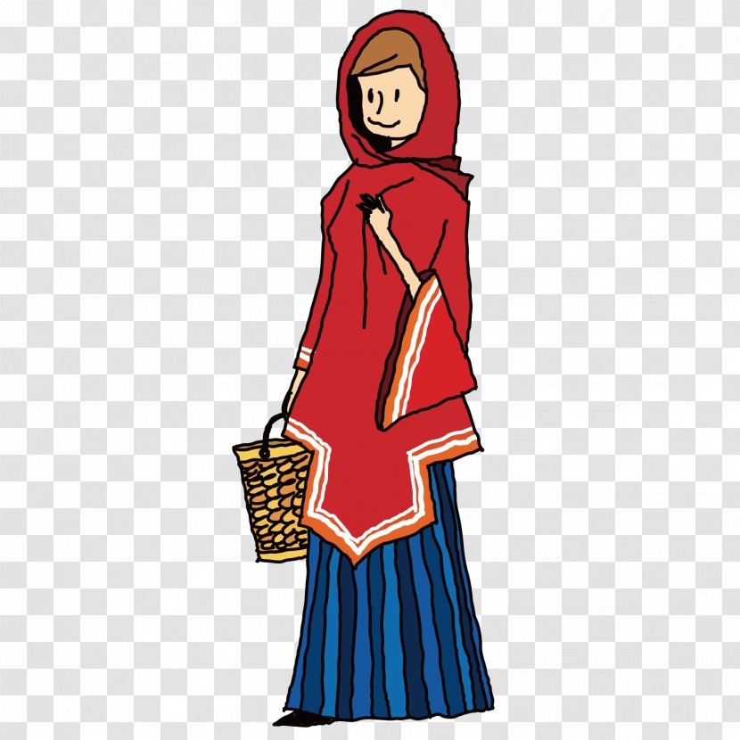 Illustration - Costume - Cute Old Witch Transparent PNG