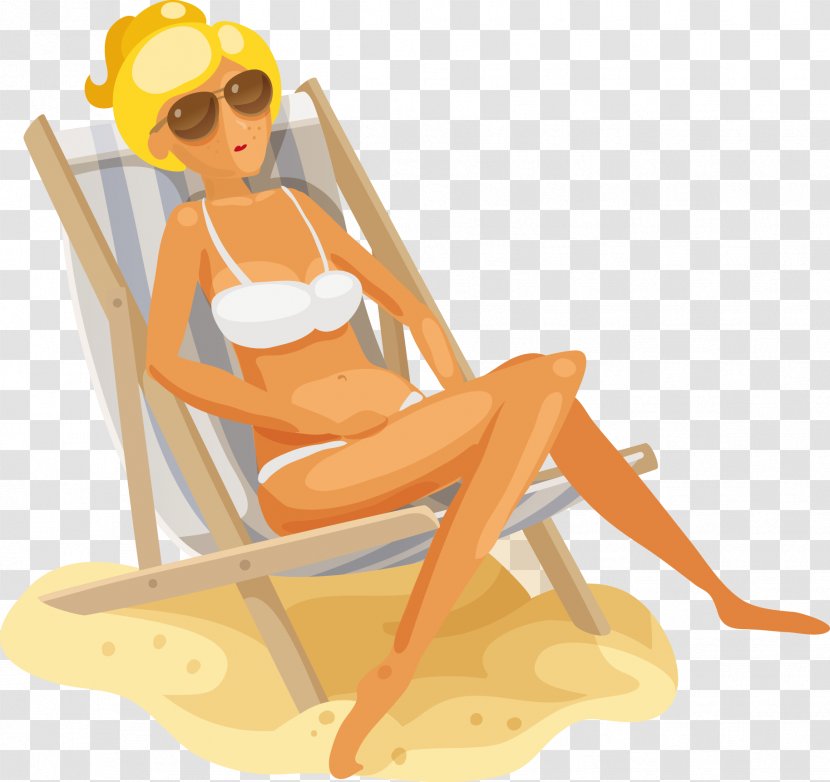Beach Royalty-free Stock Photography Illustration - Tree - Chairs Transparent PNG