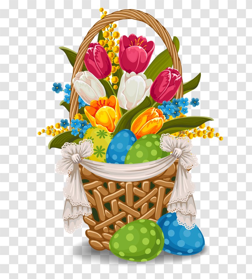 Easter Basket Flower Clip Art - Flowering Plant - Corner Transparent PNG