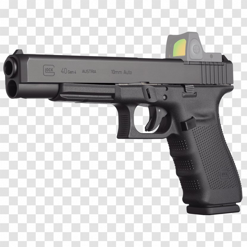 10mm Auto Glock Ges.m.b.H. Firearm 克拉克40 - Gesmbh Transparent PNG