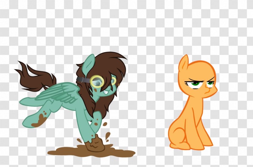 Horse Pony Mammal Animal - Character - Mud Transparent PNG