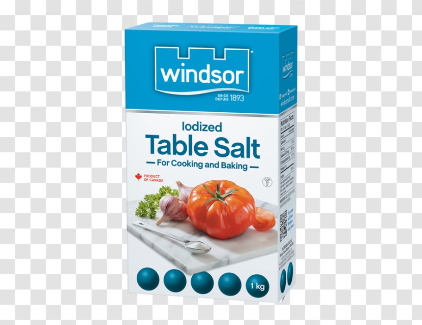 Windsor Salt Mine Iodised Pickling Kosher - Sodium Chloride - Table Transparent PNG