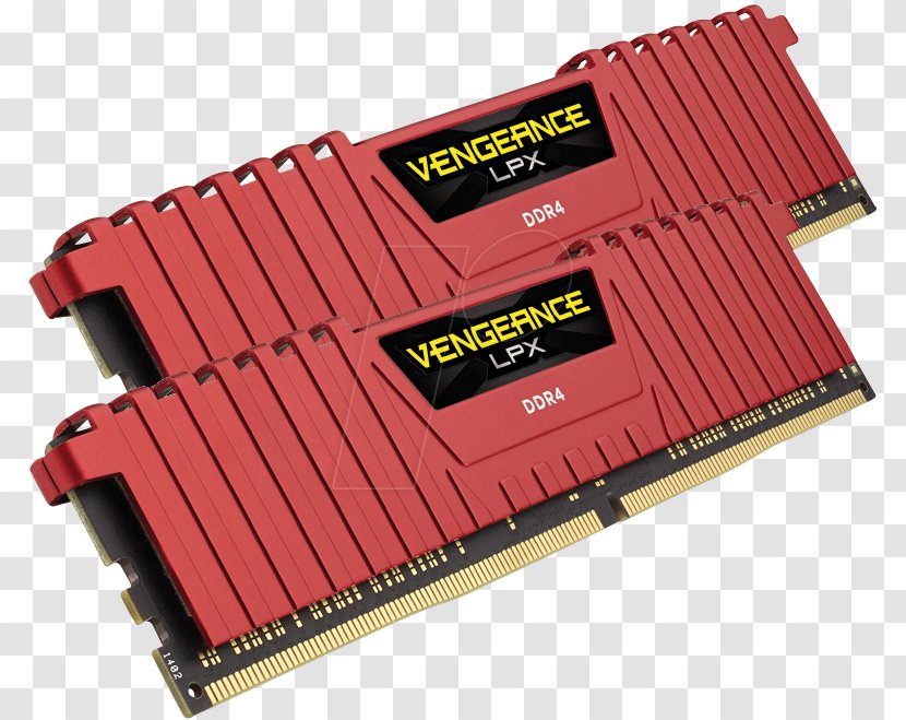 DDR4 SDRAM Corsair Components DDR3 Computer Memory - Vengeance Lpx Ddr4 Transparent PNG
