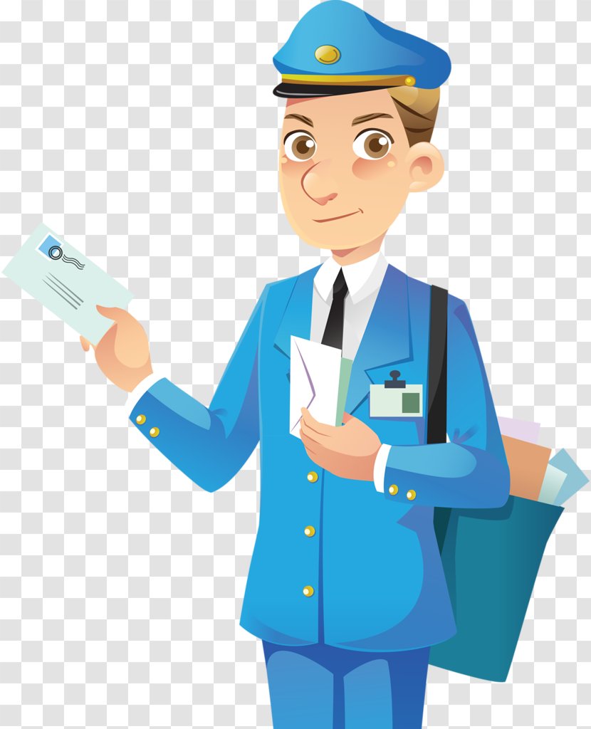 Mail Carrier Child Letter Point Of Sale - Watercolor - Pilot Transparent PNG