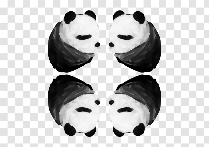 Giant Panda Cuteness Black & White - Carnivore - M Email HeadgearPanda Drawing Tumblr Transparent PNG