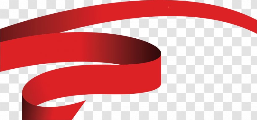 Red Vecteur Cartoon - Ribbon - Simple Transparent PNG