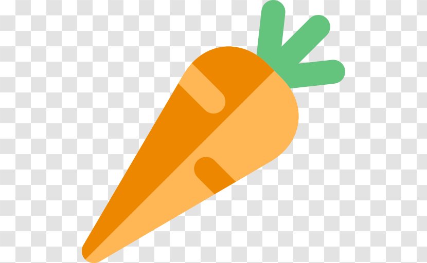 Carrot Icon - Yellow Transparent PNG