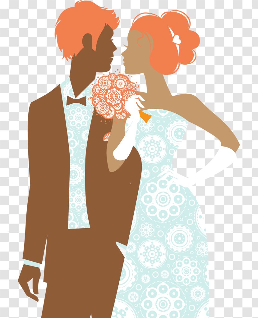 Wedding Invitation Bridegroom Drawing - Hug Transparent PNG