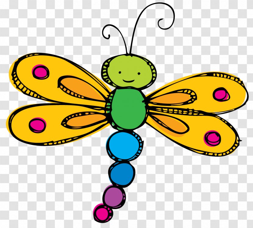Butterfly Insect Drawing Clip Art - Petal - Dragonfly Transparent PNG