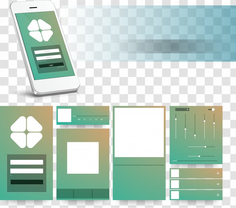 Smartphone Graphic Design Mobile App - Rectangle - White APP Introduction Layout Pictures Transparent PNG