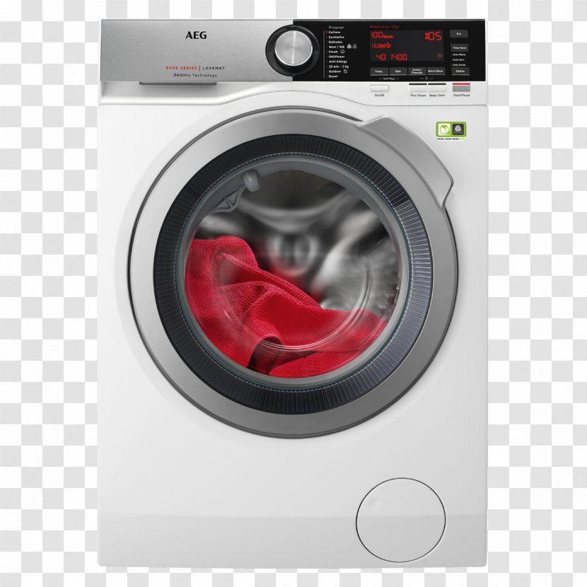 Washing Machines Clothes Dryer Home Appliance AEG Refrigerator - Major - Machine Transparent PNG