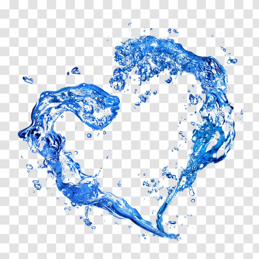 Water Heart Drop - Elemental Transparent PNG