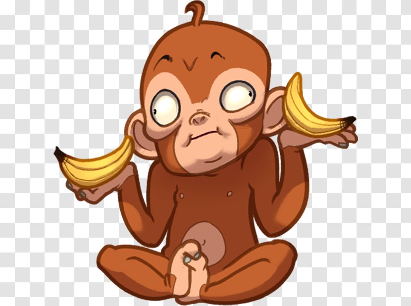 Telegram Sticker Monkey VKontakte Clip Art - Set Transparent PNG