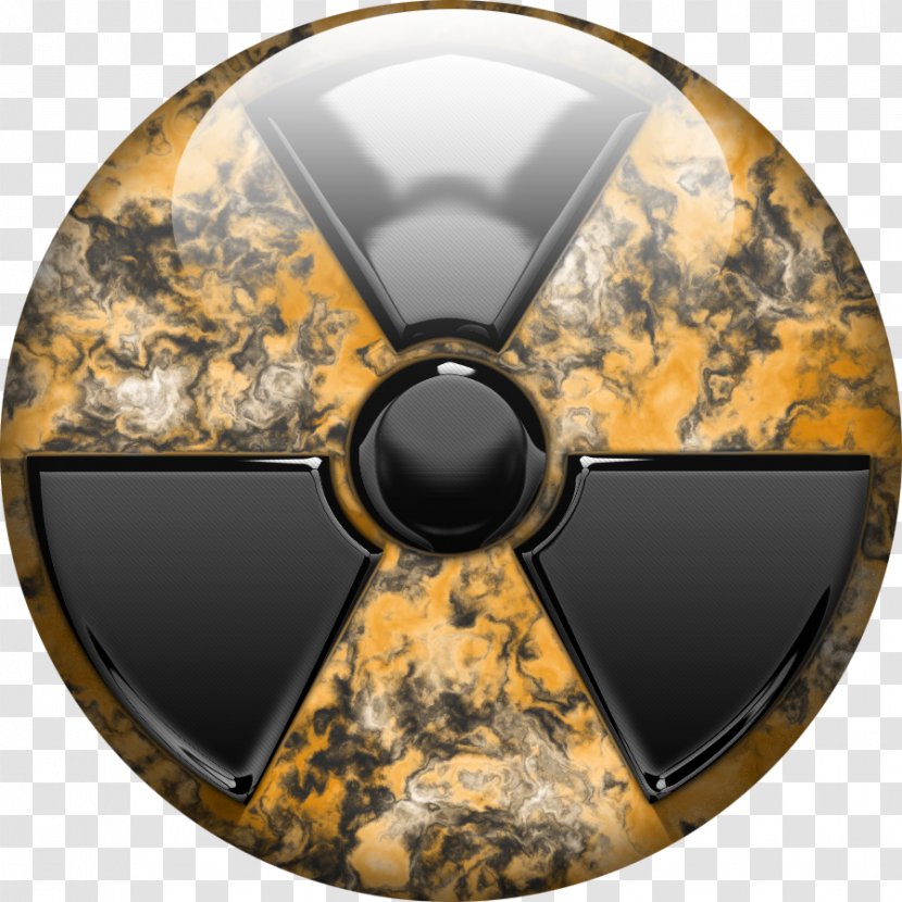 Radiation Radioactive Decay Symbol - Natural Environment - 3D Computer Graphics Transparent PNG