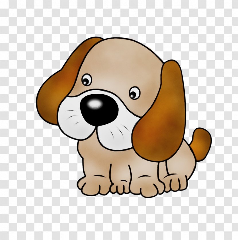 Watercolor Love - Cartoon - Fawn King Charles Spaniel Transparent PNG