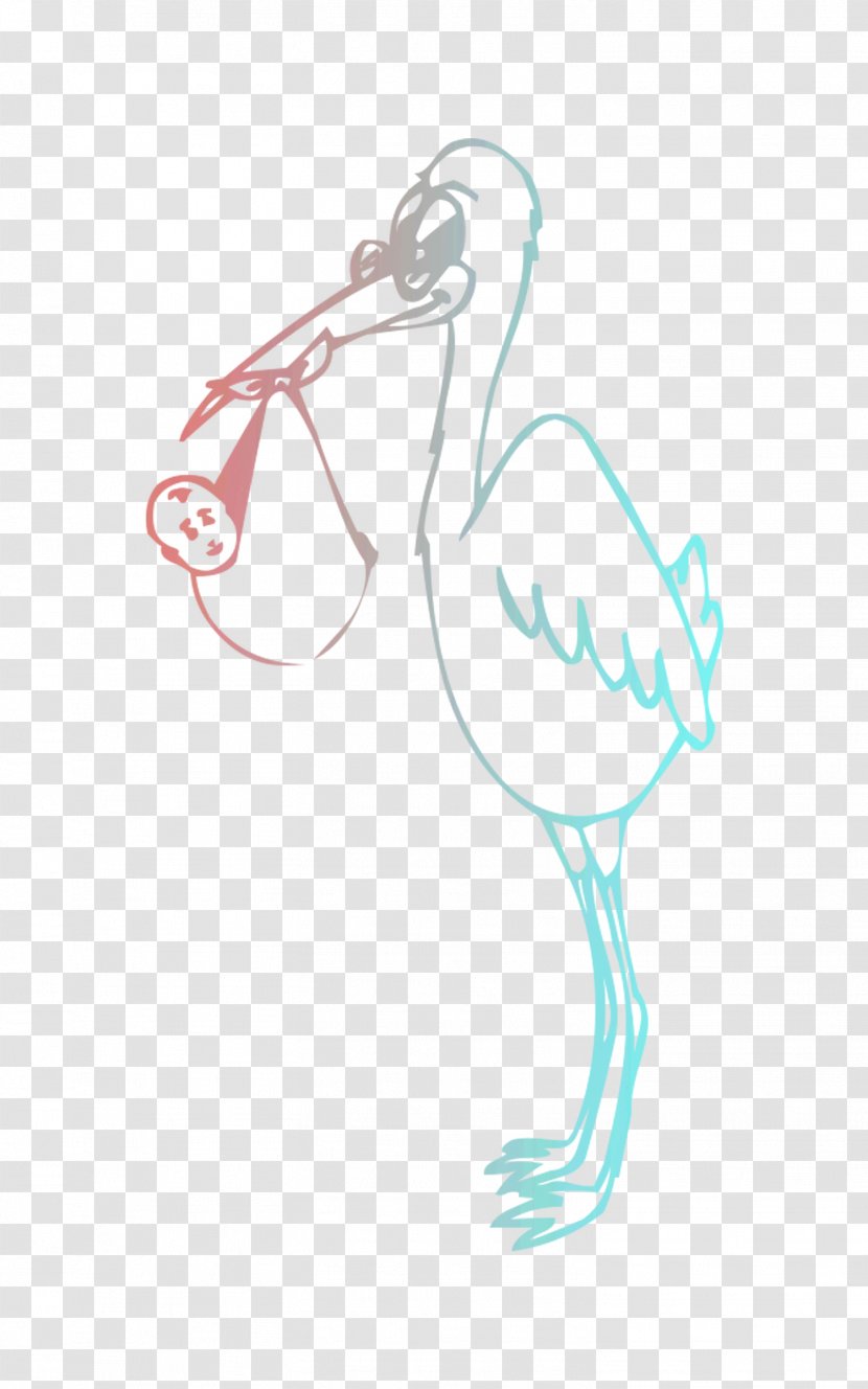 Ausmalbild Illustration Coloring Book Sketch Line Art - Childhood - Water Bird Transparent PNG