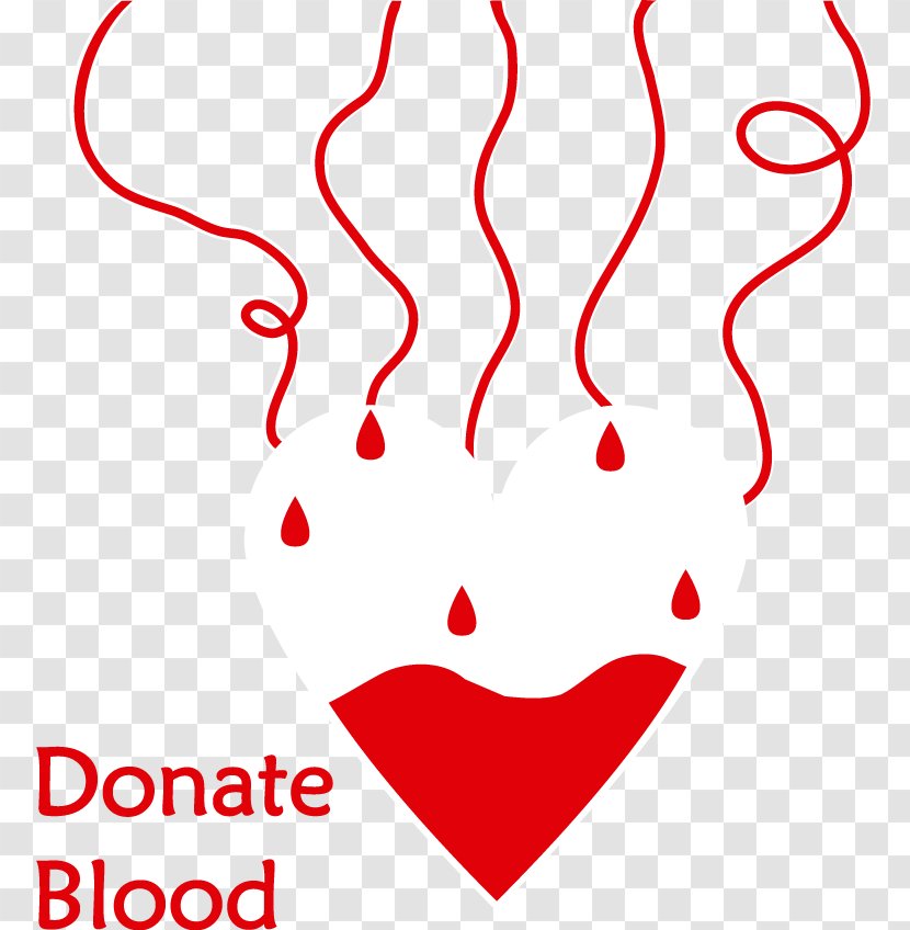 Blood Donation Clip Art - Frame - Abstract Propaganda Red Elements Transparent PNG