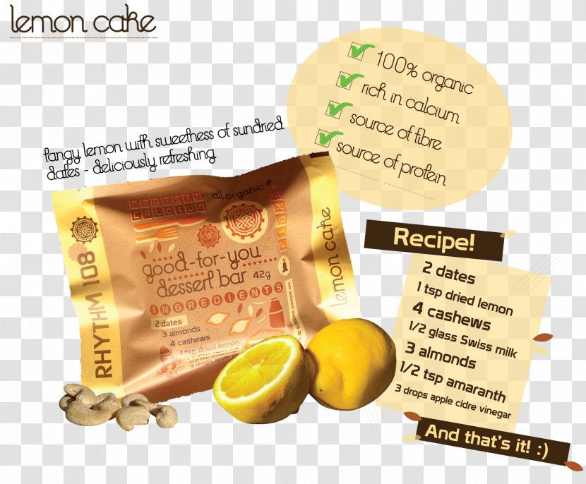 Food - Lemon Cake Transparent PNG