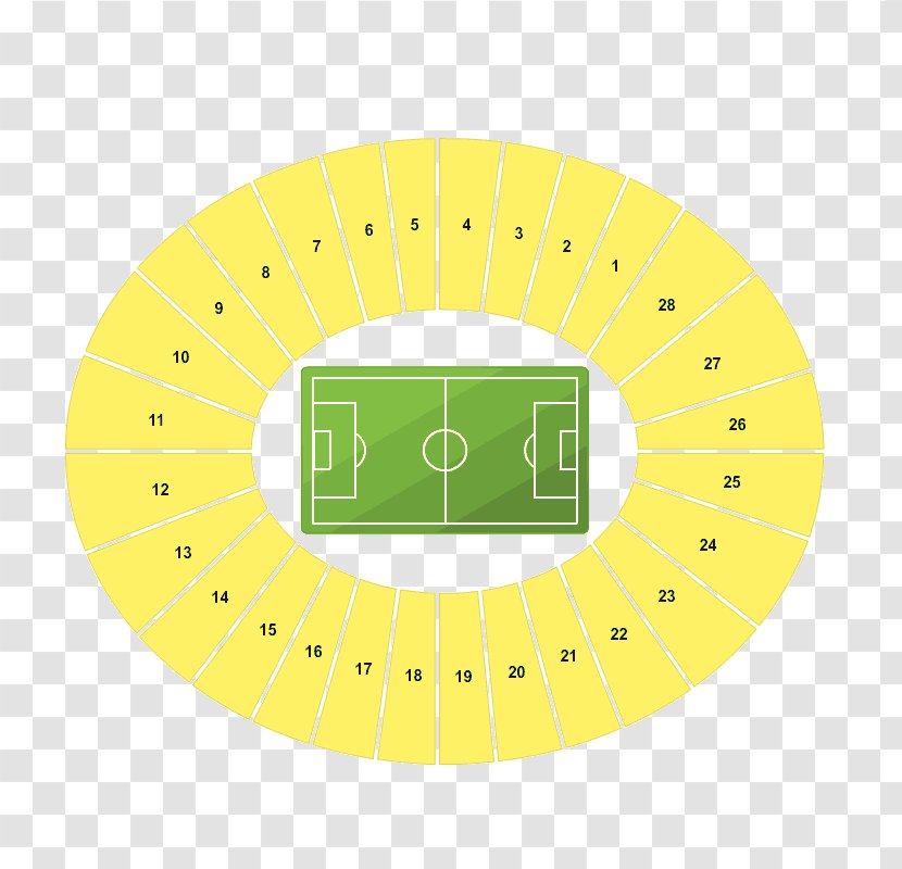 Circle Angle Sports Venue Font - Structure - International Football Match Transparent PNG