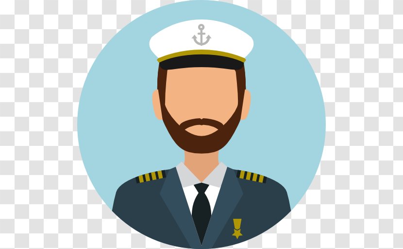 Avatar Sea Captain - Security - Vector Transparent PNG