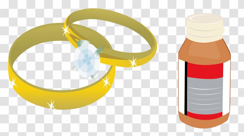 Diamond Ring Vecteur Brilliant - Vector Transparent PNG