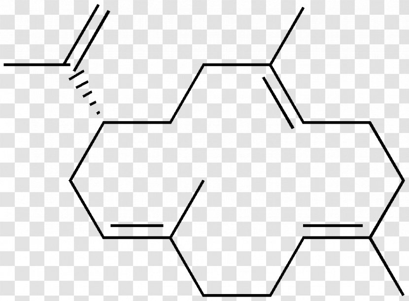 Cembrene A Diterpene Geranylgeranyl Pyrophosphate Sclarene Stemodene - Line Art Transparent PNG