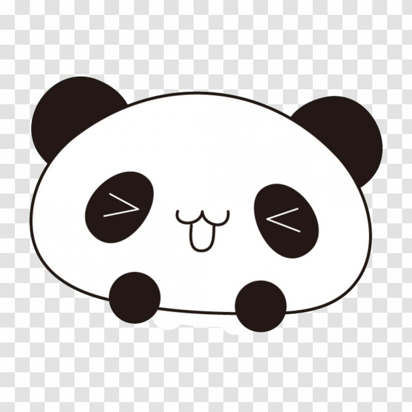 Giant Panda Cuteness Cartoon - Carnivoran - Cute Transparent PNG