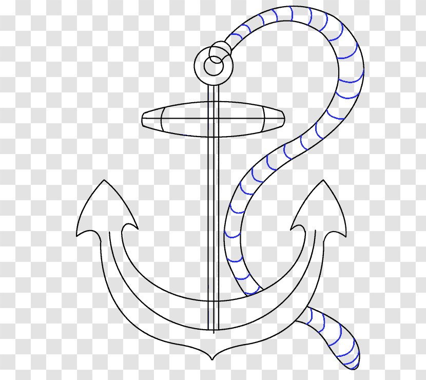 Drawing Anchor Painting Sketch - Silhouette Transparent PNG