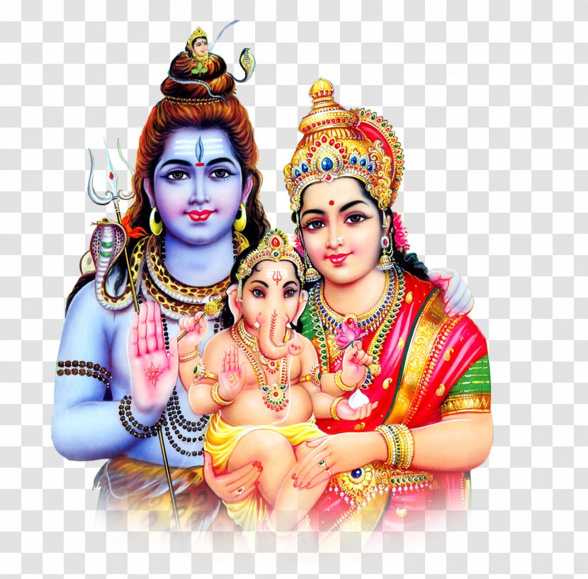 Shiva Parvati Ganesha Devon Ke Dev...Mahadev Desktop Wallpaper - Shakti - Goddess Transparent PNG