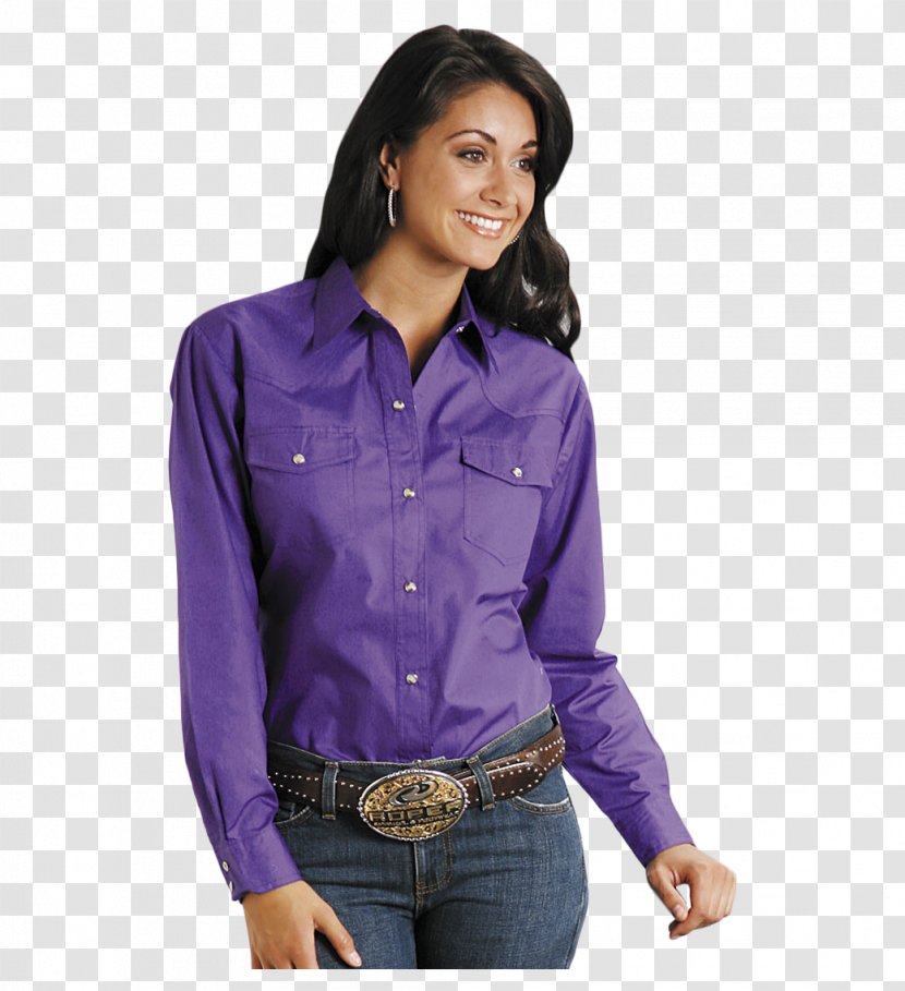 Blouse T-shirt Sleeve Dress Shirt Western Wear - WESTERN DRESS Transparent PNG