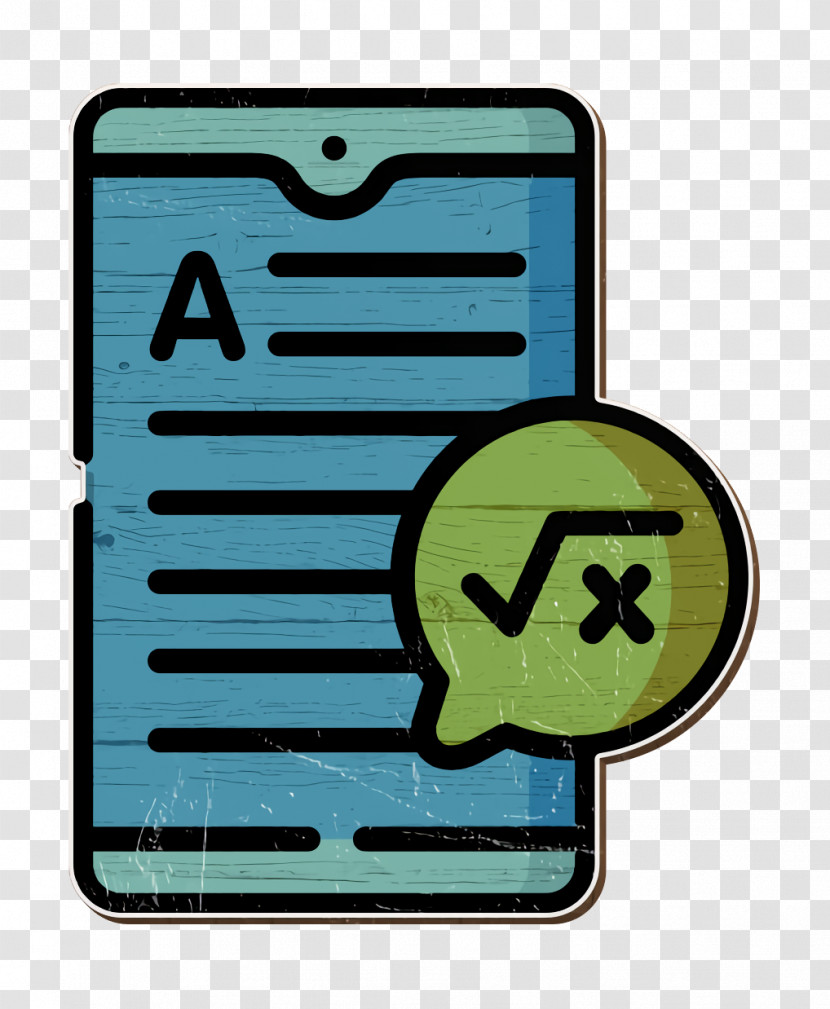 Math Icon Online Learning Icon Smartphone Icon Transparent PNG