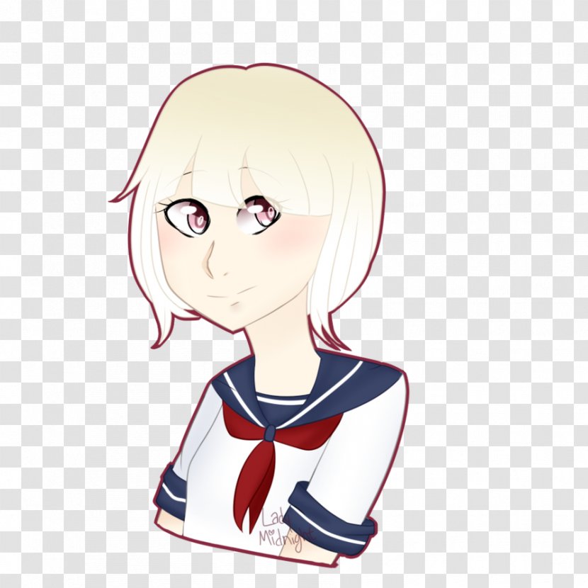 Yandere Simulator Fan Art Character - Watercolor - Dinosaur Transparent PNG