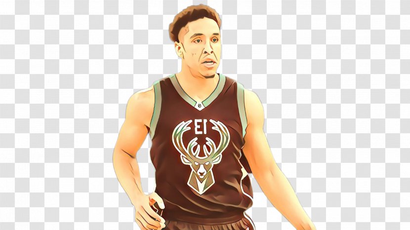 Basketball Player Clothing Sportswear Jersey Sleeveless Shirt - Cartoon - Outerwear Tshirt Transparent PNG