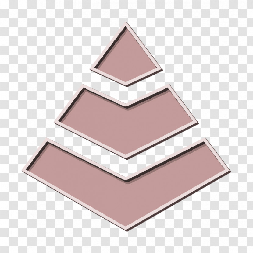 Business Icon Pyramid Chart Icon Infographics Icon Transparent PNG