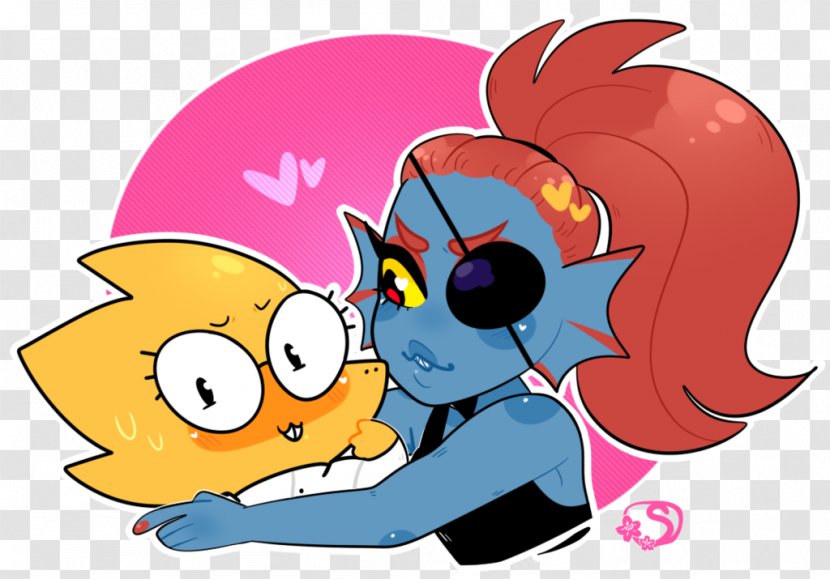 Undertale Video Game Art Undyne - Flower - Furry Sprites Transparent PNG