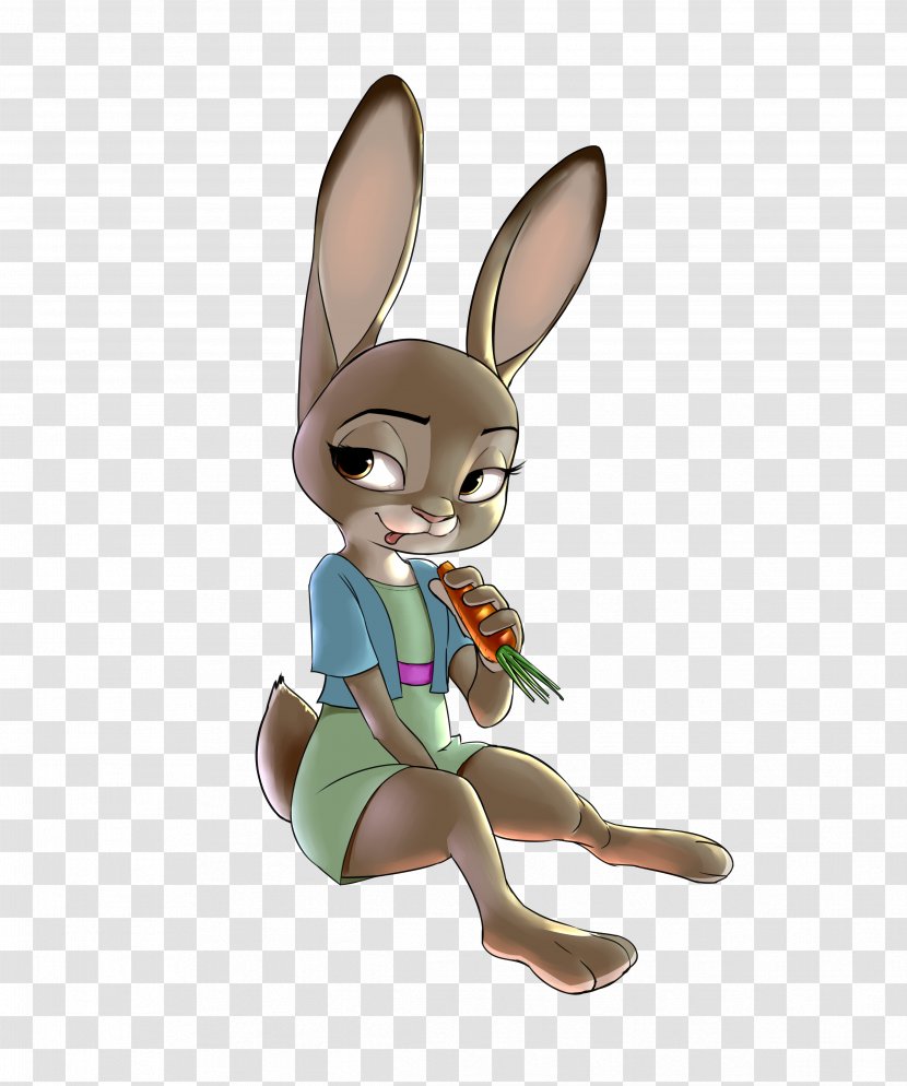 Lt. Judy Hopps Rabbit Animation Digital Art - Female Transparent PNG