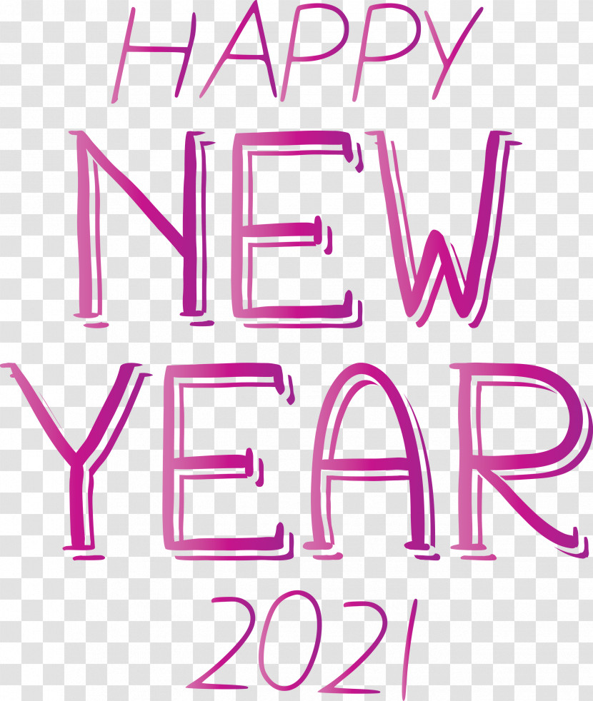 Happy New Year 2021 2021 New Year Transparent PNG