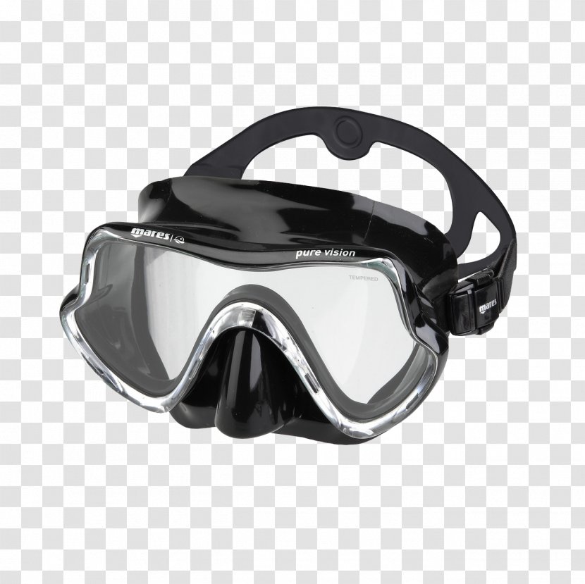 Diving & Snorkeling Masks Mares Underwater Equipment - Mask Transparent PNG