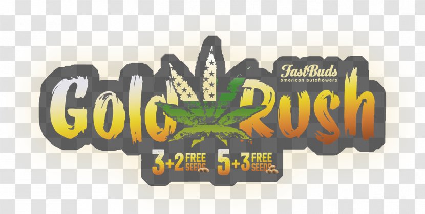 California Gold Rush Autoflowering Cannabis Seed Bank - Text Transparent PNG