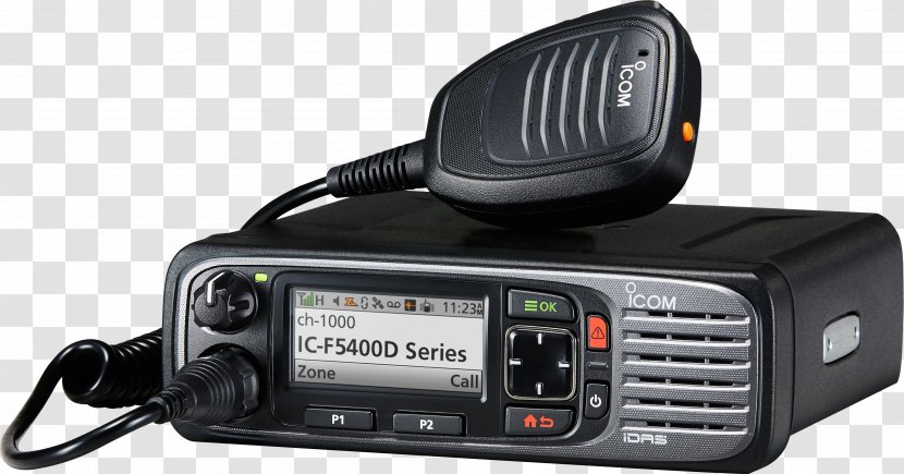 Icom Incorporated Two-way Radio Land Mobile System Transceiver - Electronic Device Transparent PNG