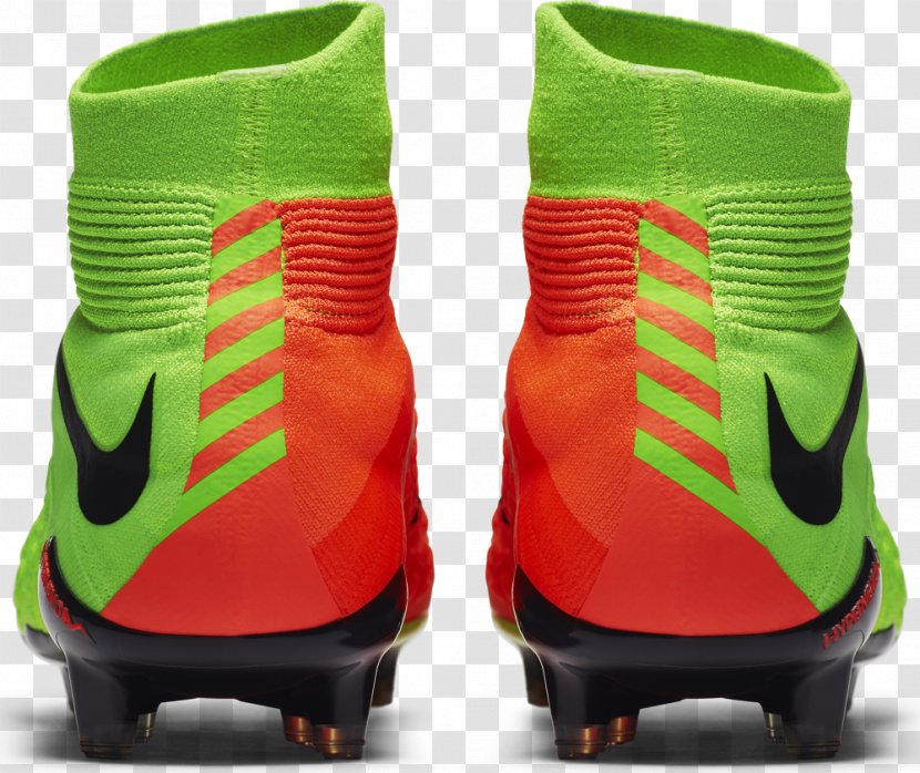 Football Boot Nike Hypervenom Cleat Shoe - Orange Transparent PNG