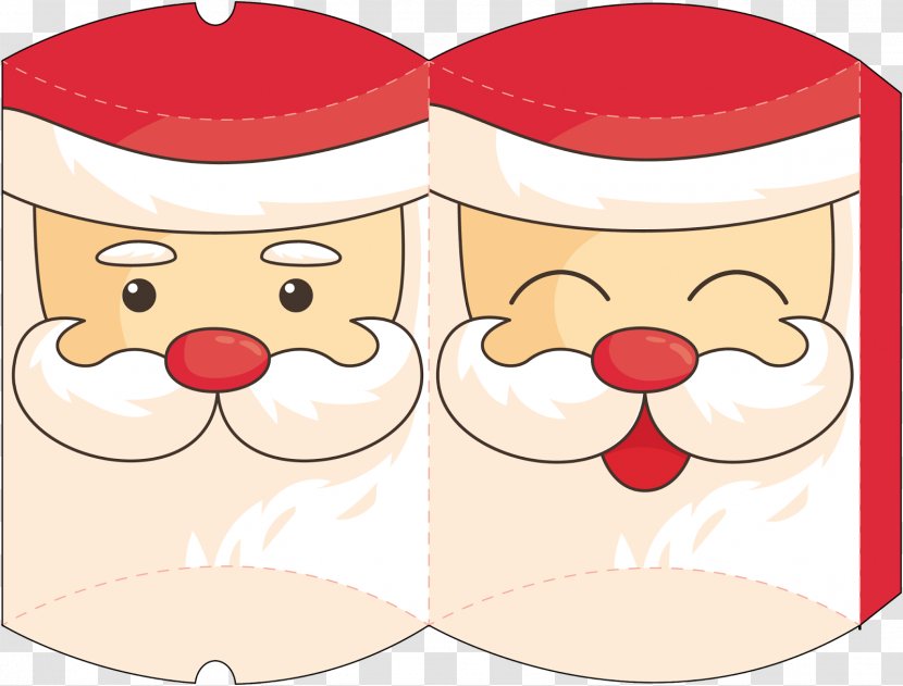 Santa Claus Paper Packaging And Labeling Gift Wrapping Clip Art - Christmas Decoration Transparent PNG