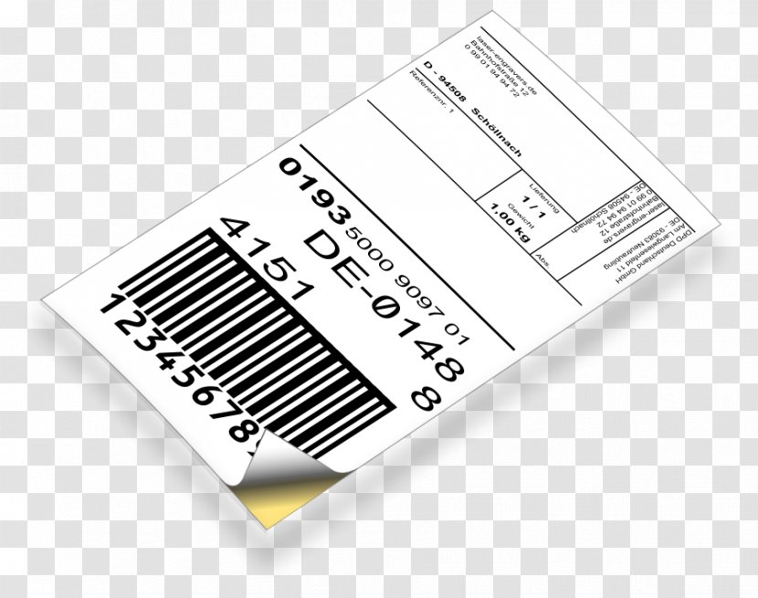 Barcode Label Product Design Brand - Code Transparent PNG