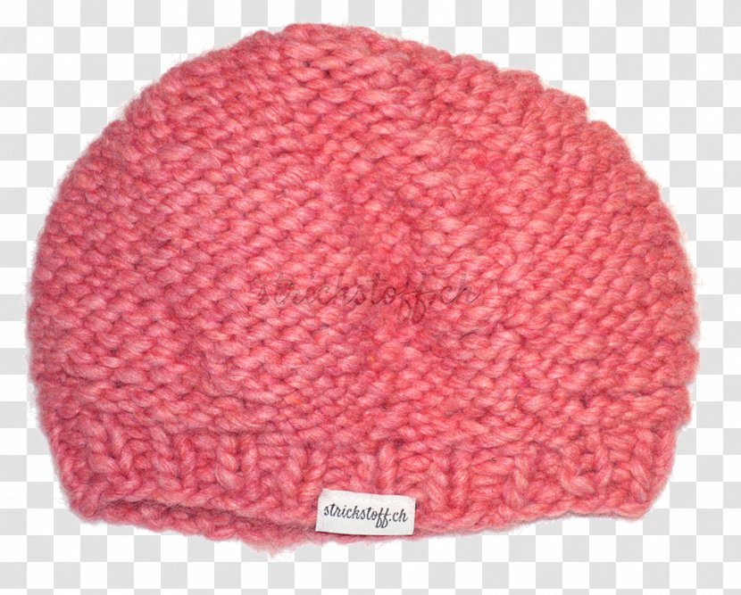 Knit Cap Beanie Pink M Wool - Headgear - Magic Tricks Transparent PNG