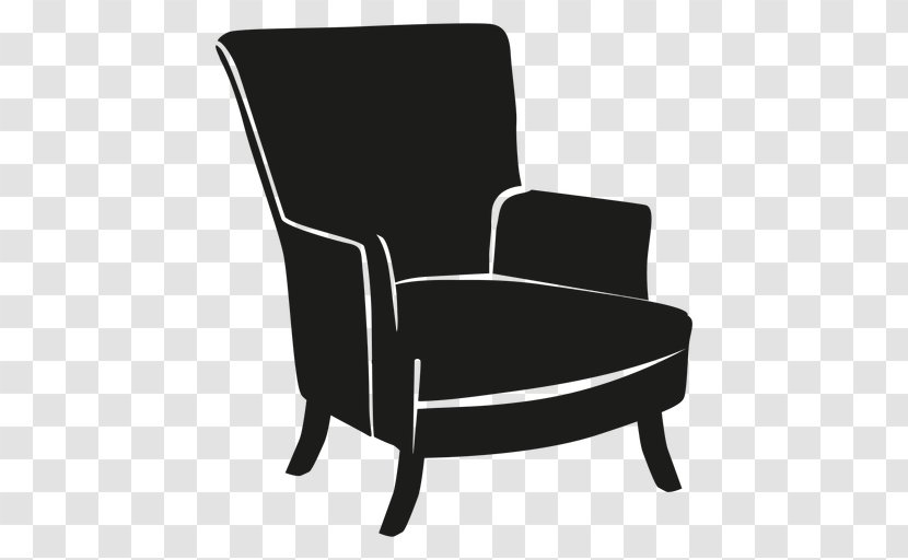 Wing Chair Furniture Couch - Armrest Transparent PNG