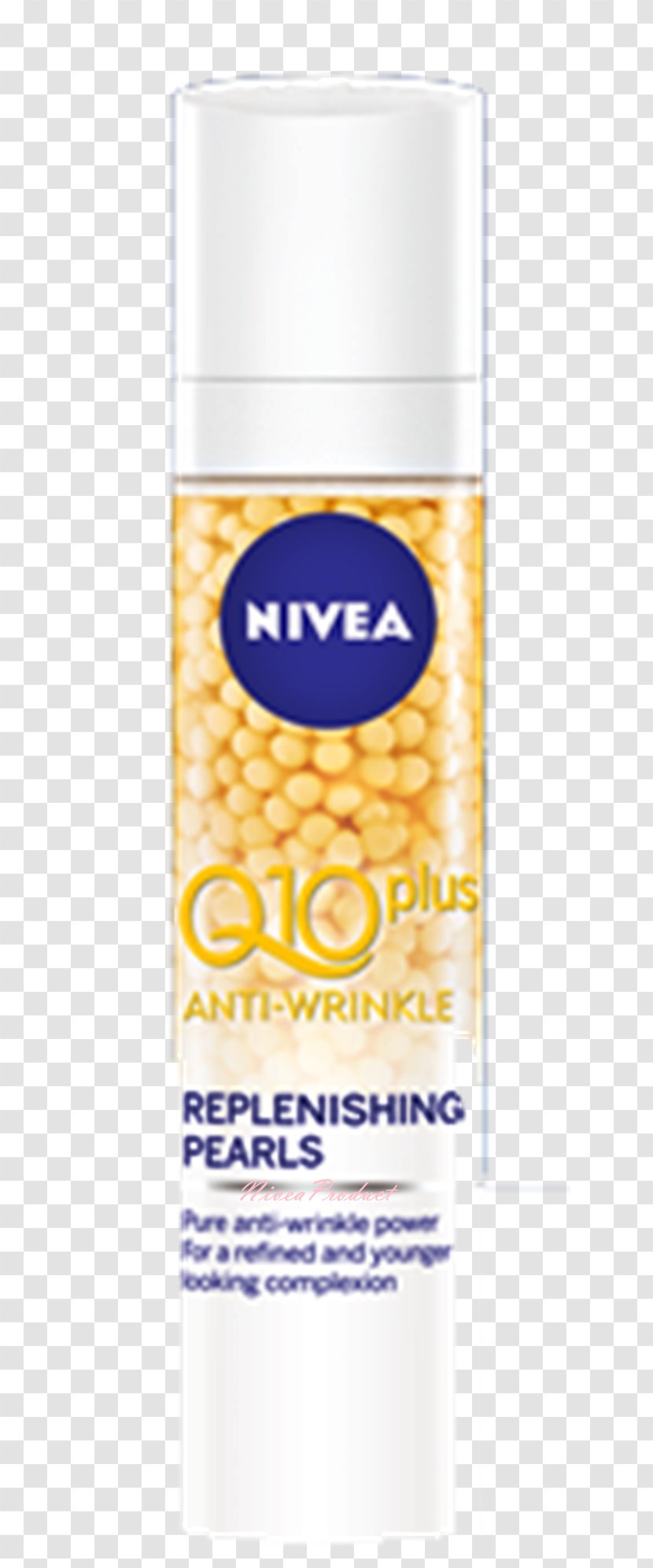 Lotion NIVEA Q10 Plus Anti-Wrinkle Day Cream Anti-aging - Pearl - Coenzyme Transparent PNG