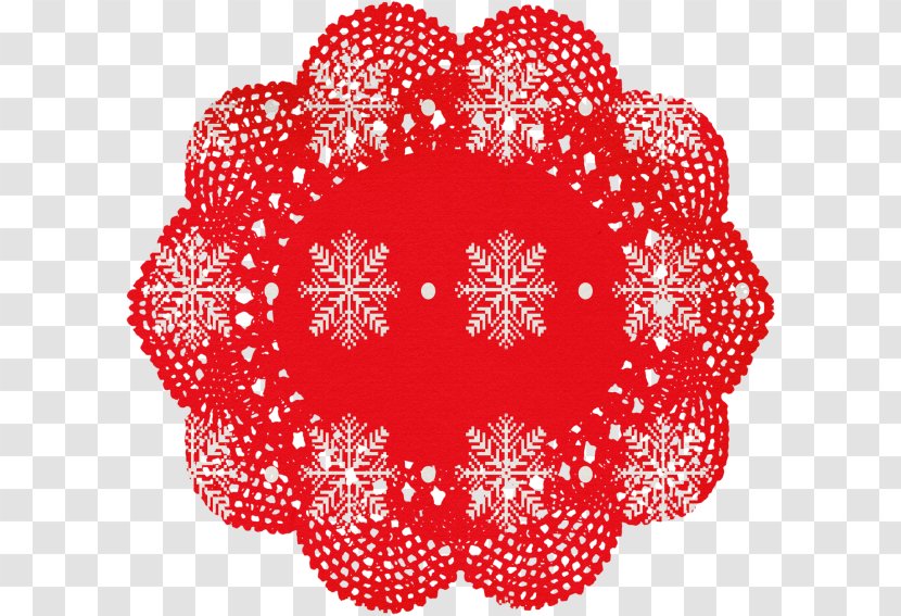 Christmas Papercutting Art Doily Pattern - Area Transparent PNG