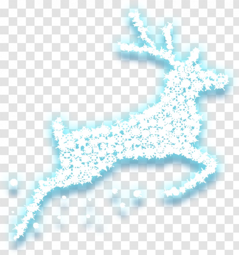 Christmas PhotoScape Deer - Icy Clipart Transparent PNG