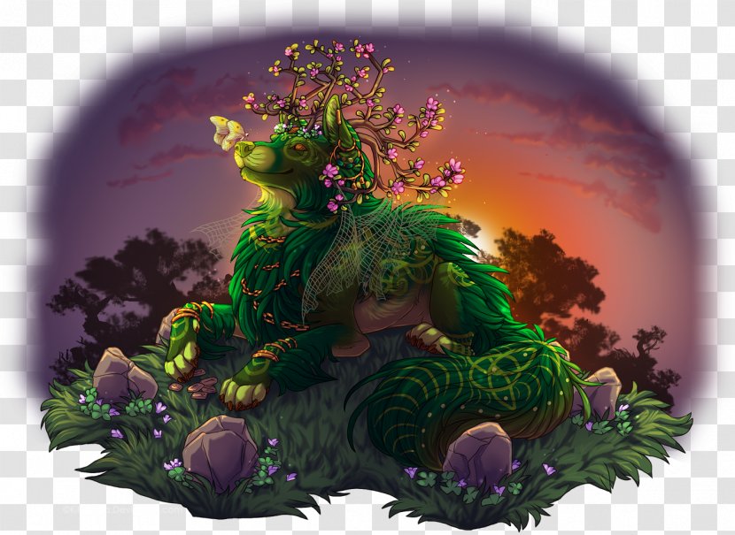 Desktop Wallpaper Computer Legendary Creature - Grass Transparent PNG