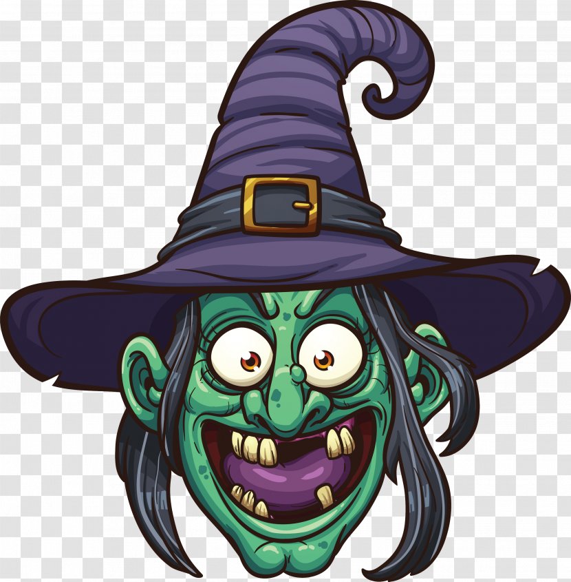 Witchcraft Cartoon Drawing Illustration - Stock Photography - Witch Face Pic Transparent PNG